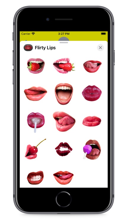 Hot Flirty Lips Stickers screenshot-3