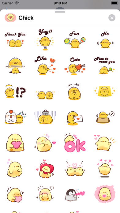 Happy Chicks Stickers Pack Screenshot