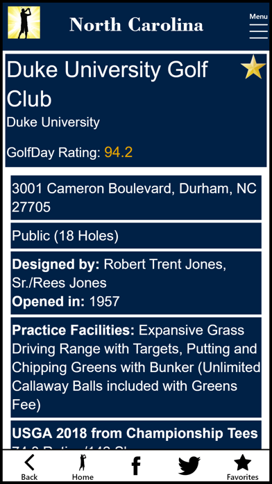 GolfDay North Carolina Screenshot