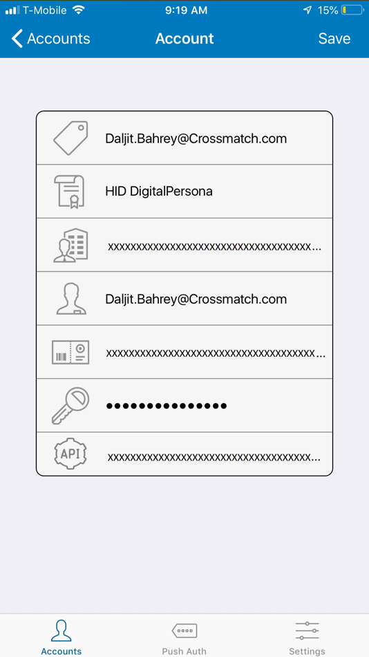 #4. DigitalPersona (iOS) 由: Cross Match Technologies, Inc.