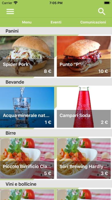 Ecco Il Tuo Menu Screenshot