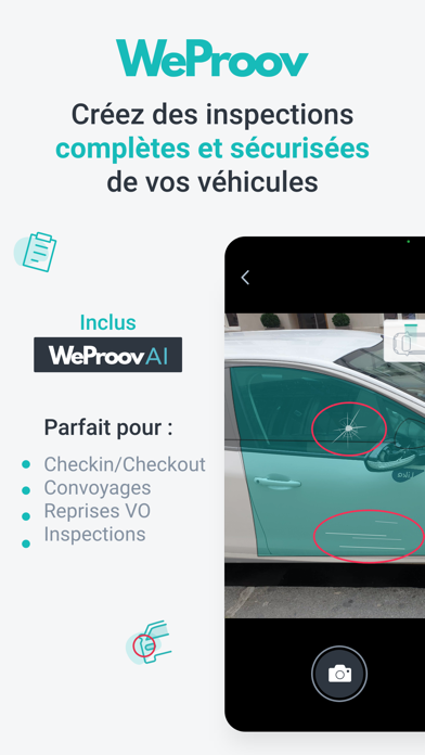Screenshot #1 pour WeProov - Inspection Auto