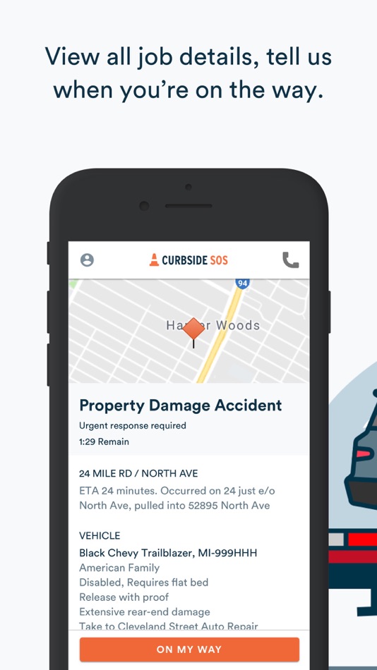 #7. Curbside SOS (iOS) Podle: Curbside SOS Inc.
