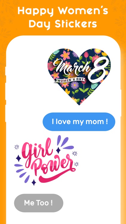 Women's Day Stickers!! screenshot-3