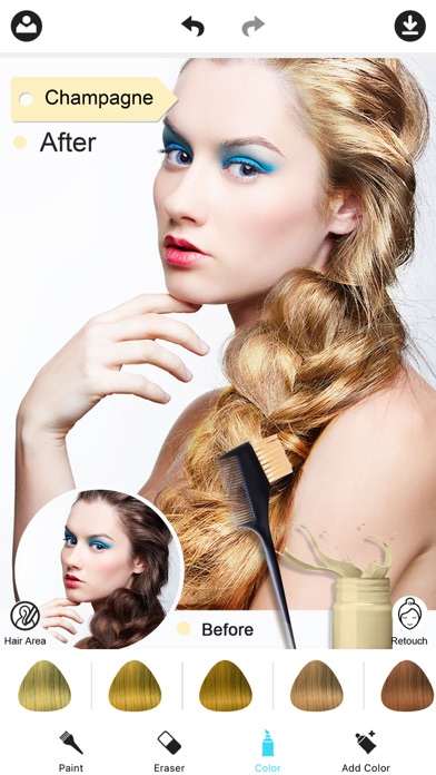 Hair Color Dye -Hairstyles Wig Screenshot