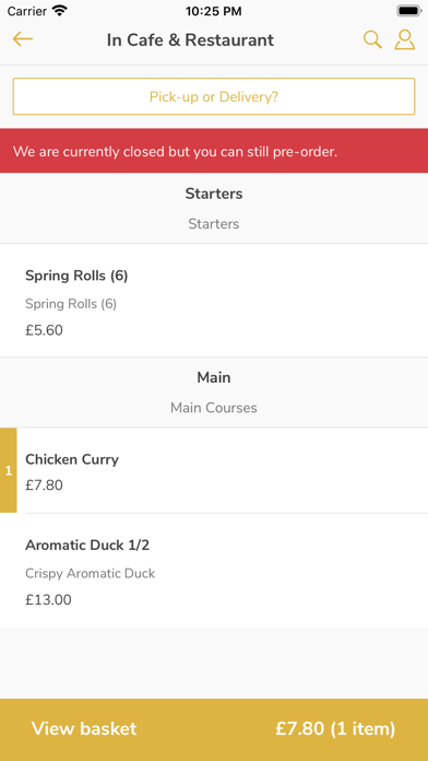 In Cafe & Restaurant Screenshot
