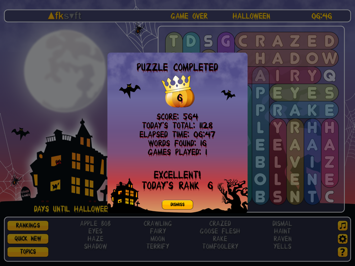 WordSearch Halloween