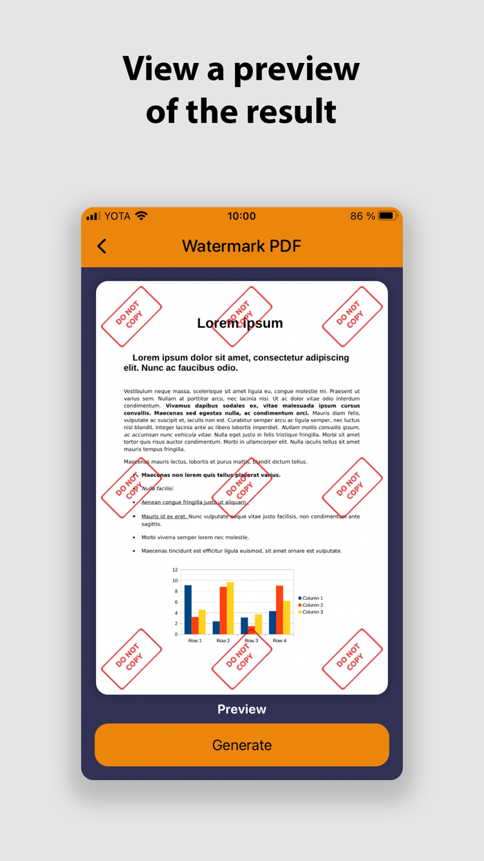Watermark pdf - easy watermark