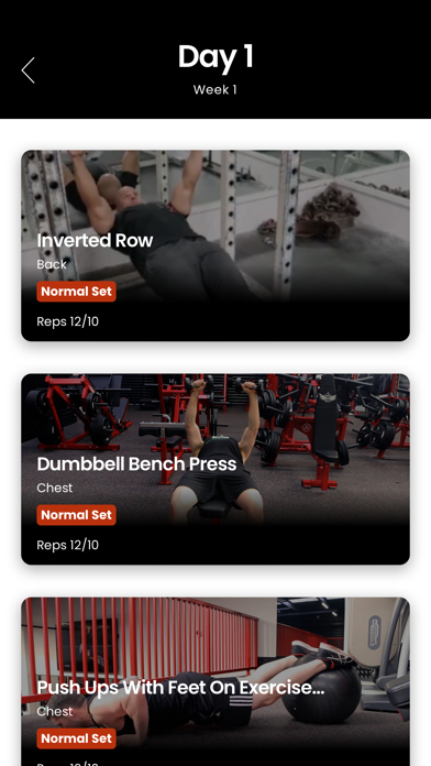 McGowan Fitness Screenshot