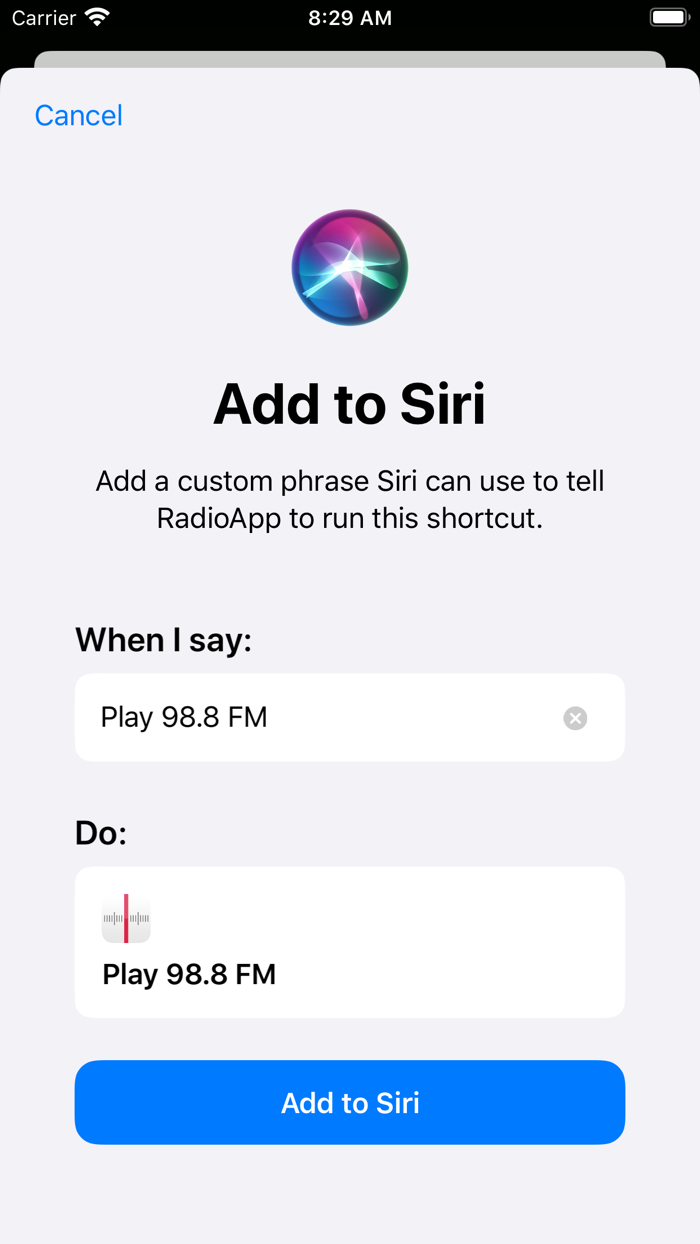 RadioApp - A Simple Radio