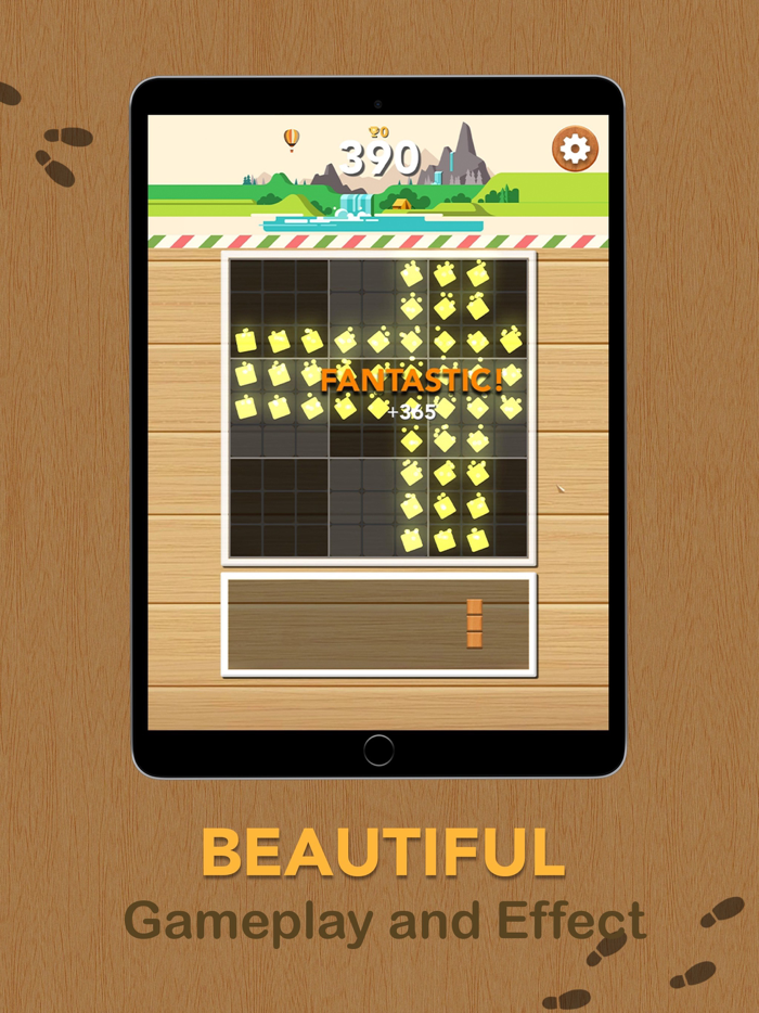 Wood Block Scapes Puzzle