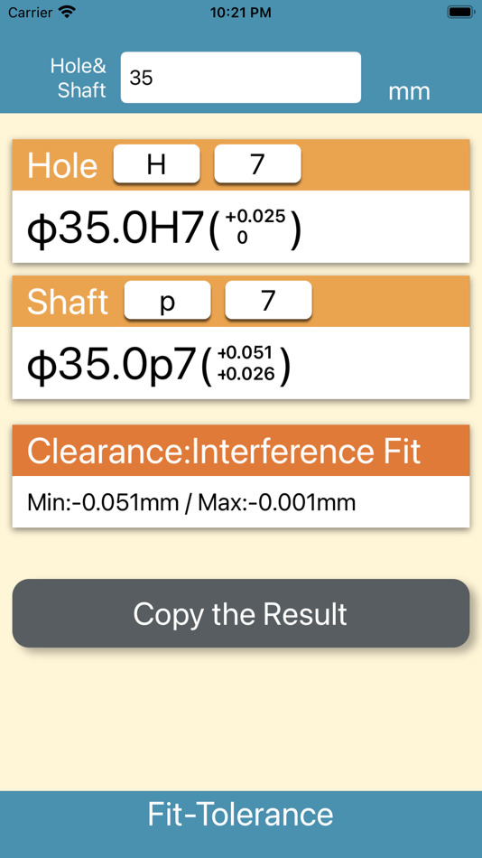 #6. Fit Tolerance Calculator (iOS) 由: Kei Suefuji