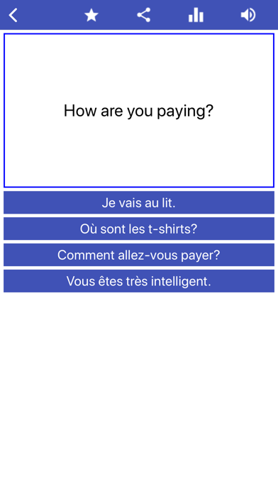 French Phrases Learning Screenshot