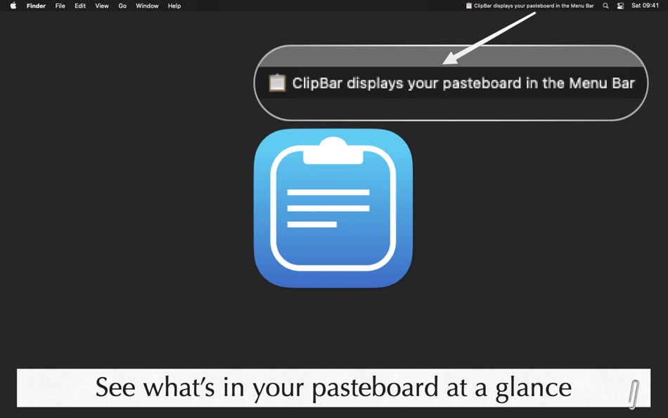 #1. ClipBar: Pasteboard Viewer (macOS) Podle: Cesare Forelli