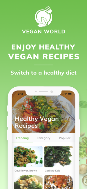 ‎Vegan Recipes - Plant Based Screenshot