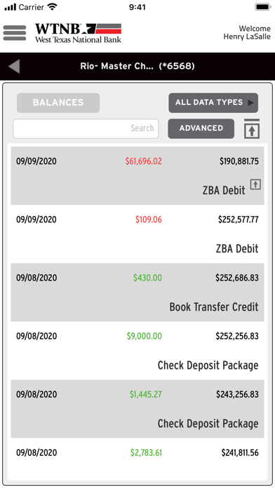 WTNB BUSINESS Screenshot