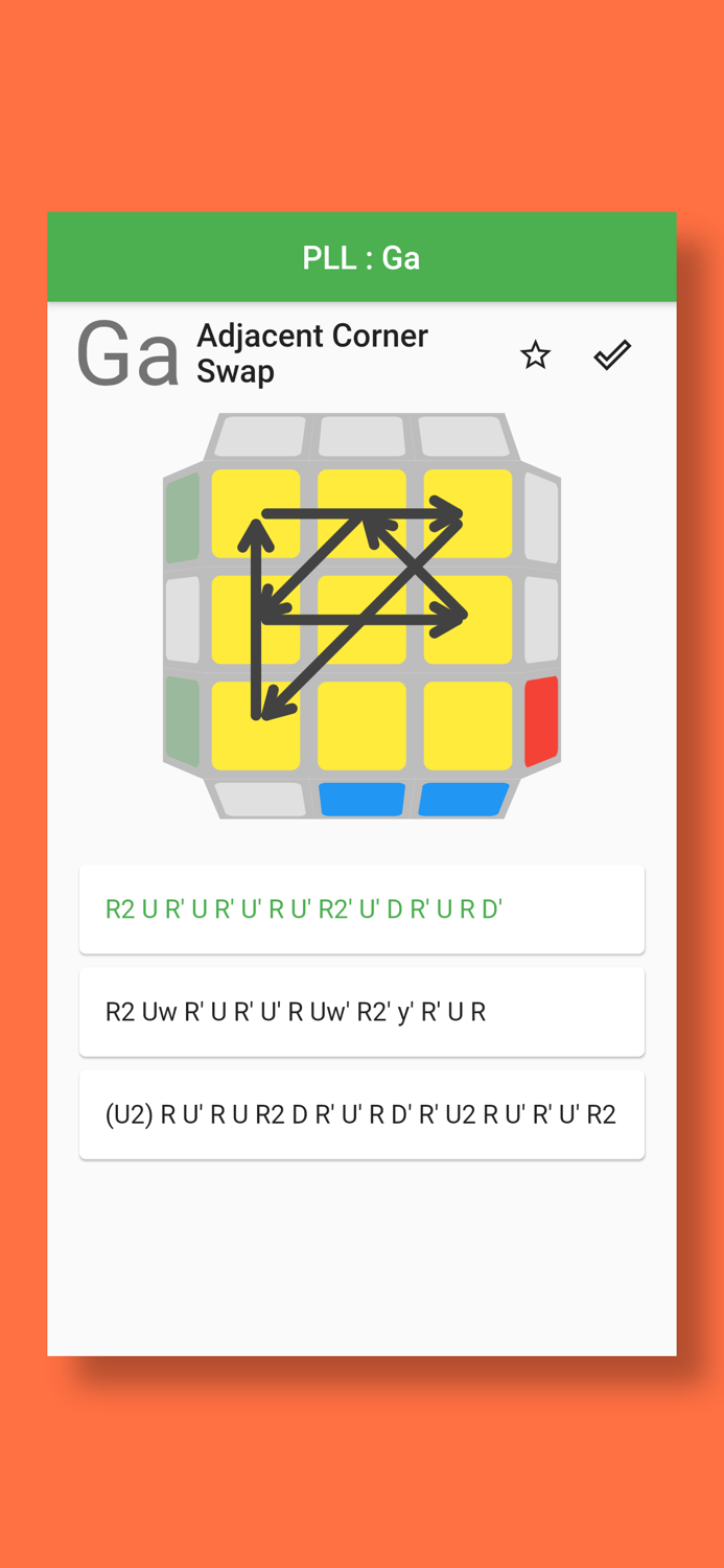 Speed Cube CFOP Memo