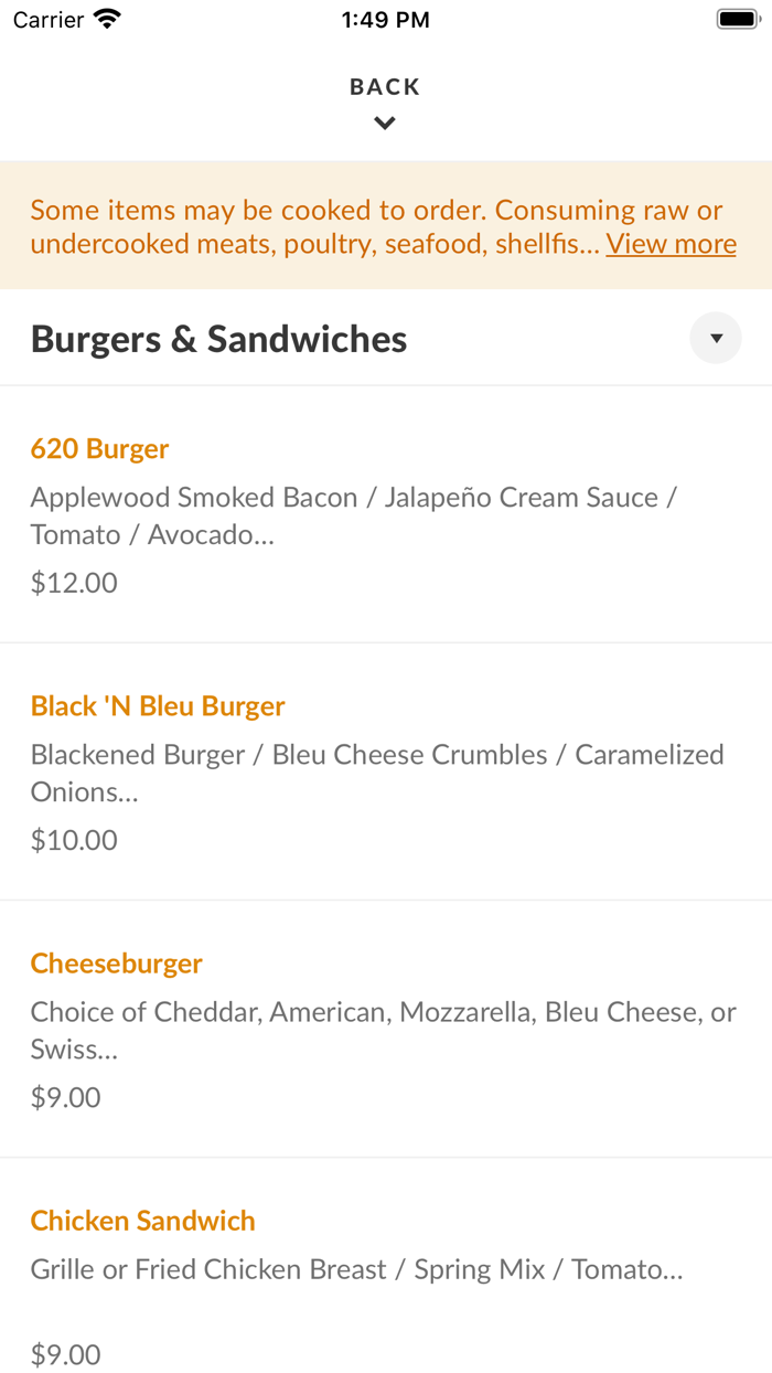 620 State Restaurant