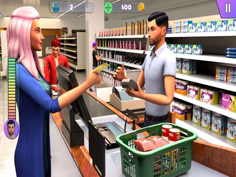 スーパーマーケット食料品買い物ゲーム3Dのおすすめ画像2
