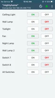 wifi automation esp8266 iphone screenshot 2