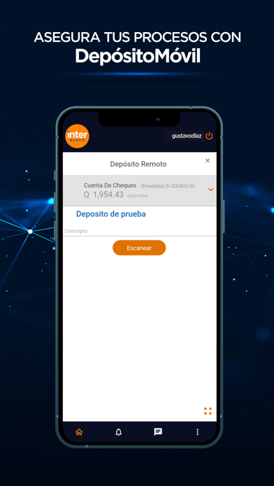 Depósito Móvil Interbanco Screenshot