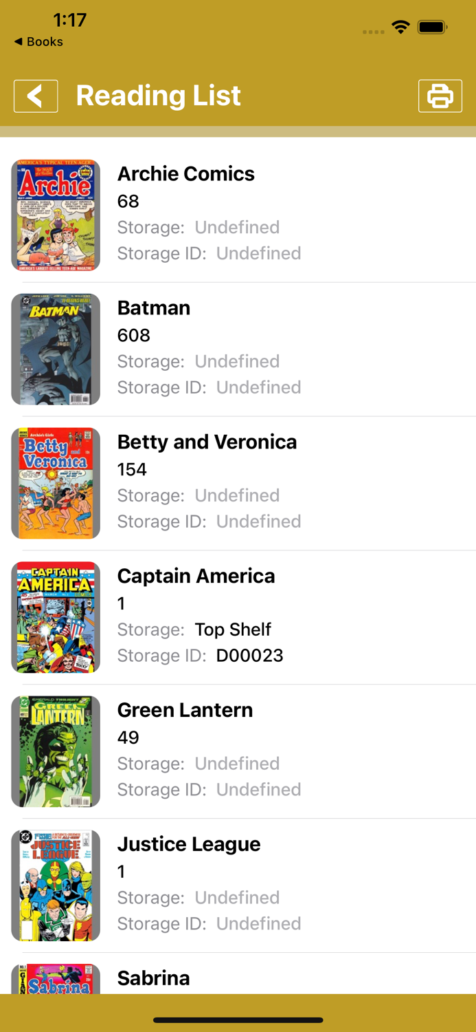 Comic Books Collector