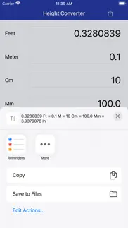 height converter iphone screenshot 2