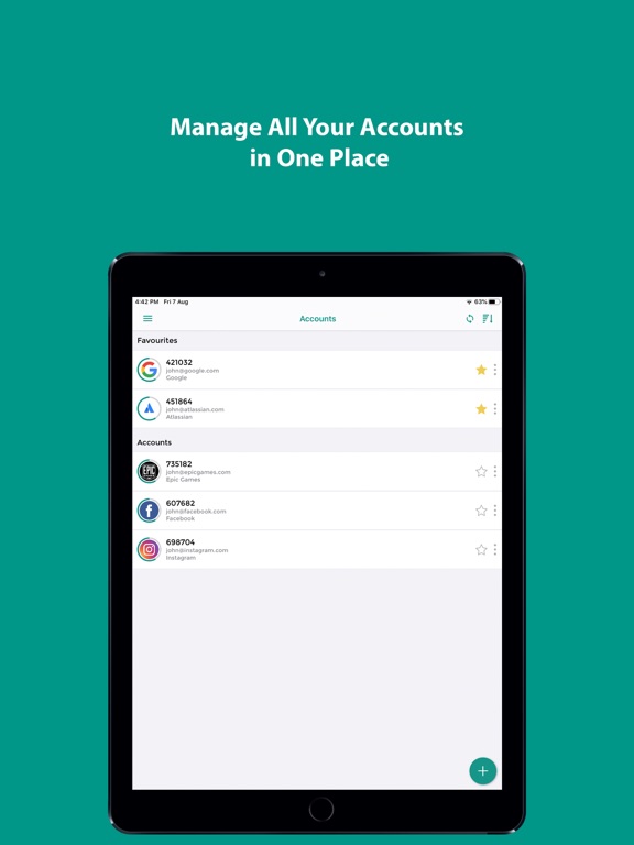 Screenshot #4 pour TOTP Authenticator – Fast 2FA