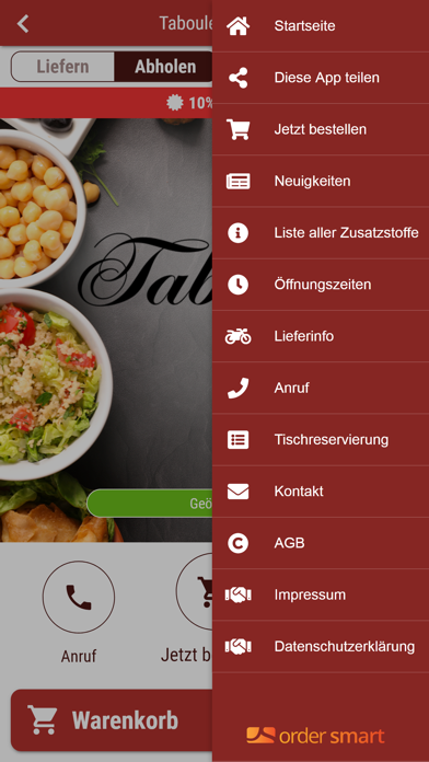 Taboulé Imbiss Screenshot