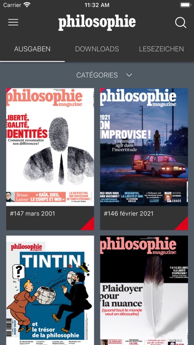 Philosophie magazine Screenshot