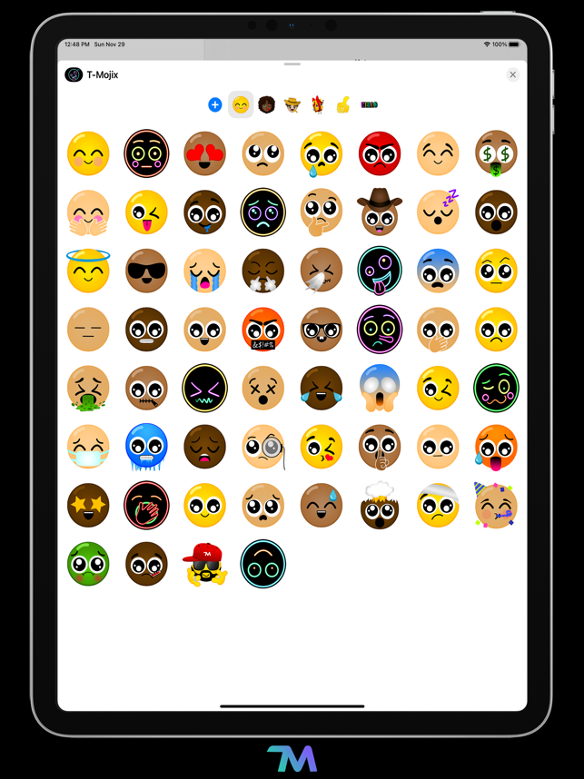 ‎T-Mojix Stickers Screenshot