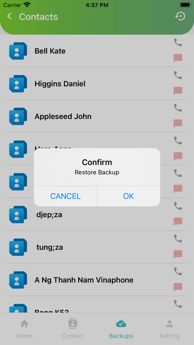 Contact Master Private Contact Screenshot