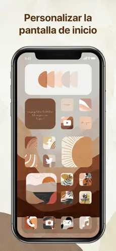 Captura de Pantalla 2 Aesthetic: iconos & temas iphone