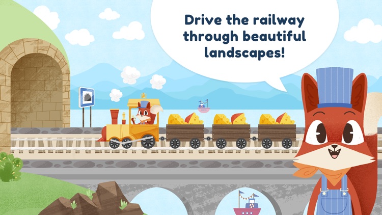 Little Fox Train Adventures screenshot-0