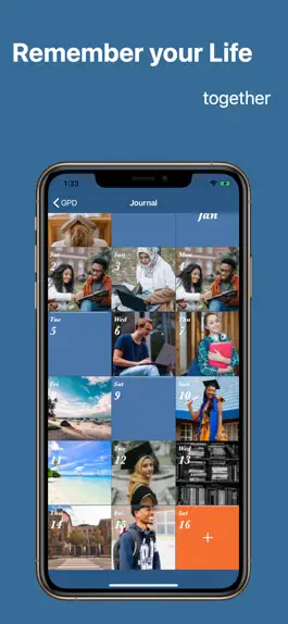 Game screenshot Grid Diary - Photo Journal apk