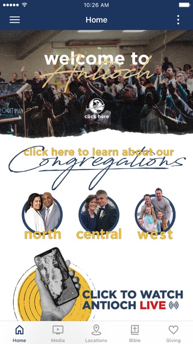 Antioch The Apostolic Church Screenshot