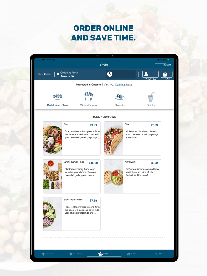 Simple Greek Rewards