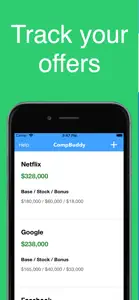 CompBuddy: Total Compensation screenshot #1 for iPhone