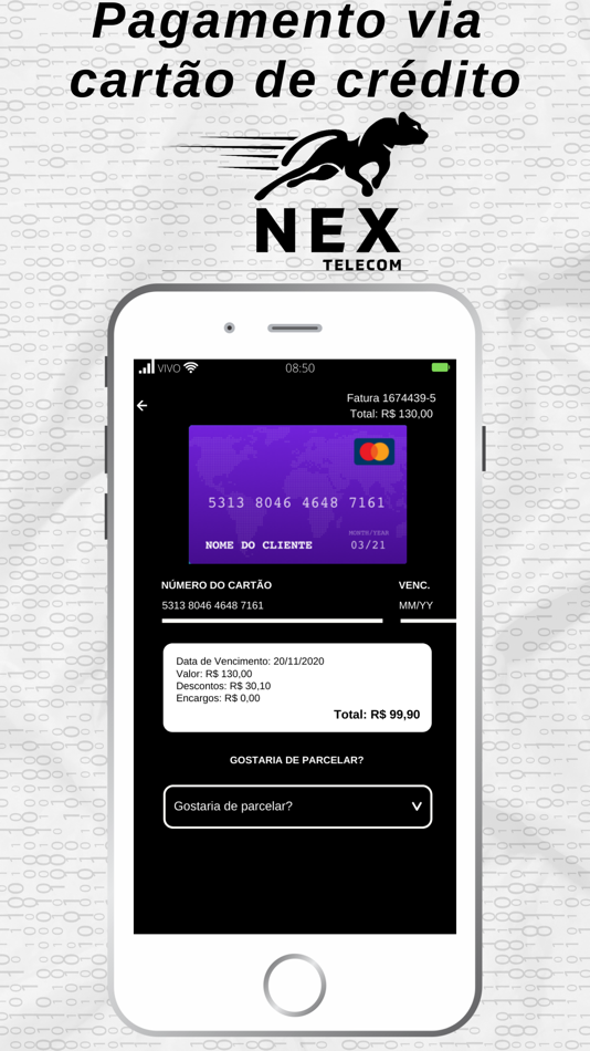 #4. NEX TELECOM (iOS) 由: HubSoft