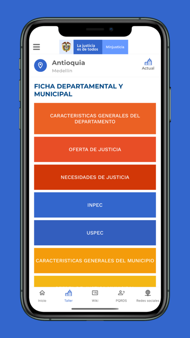 Minjusticia Colombia Screenshot