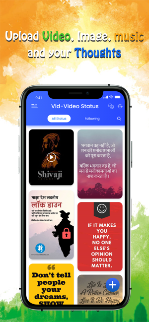 Vid-Video Status & Quote Maker(圖1)-速報App