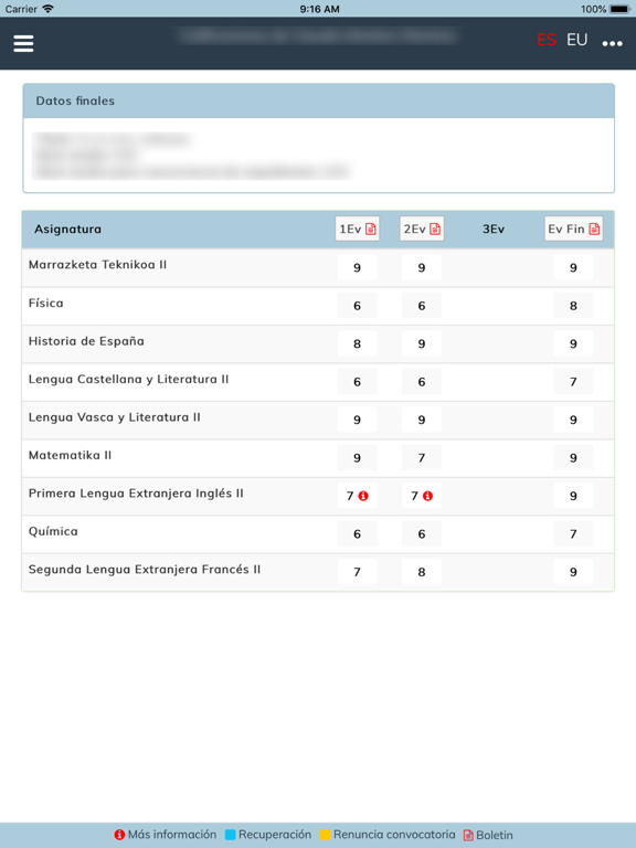 Screenshot #5 pour Educa - Familias