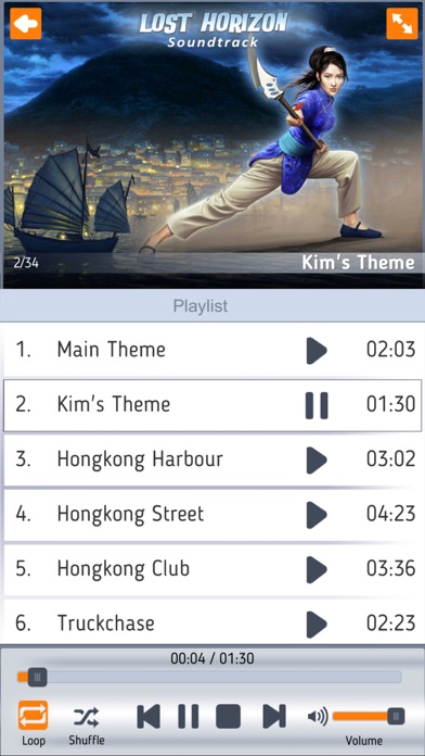 Lost Horizon - Soundtrack Screenshot