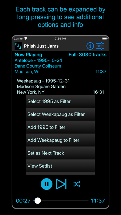 Screenshot #3 pour Phish Just Jams