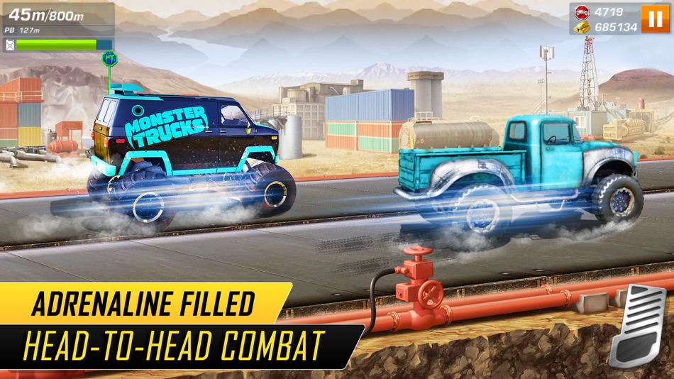 #2. Monster Truck Xtreme Racing (iOS) 来自: Reliance Games