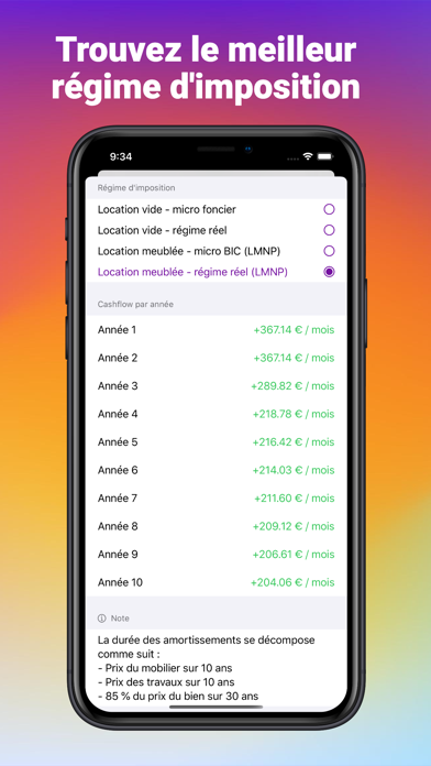 Immo Cashflow Screenshot