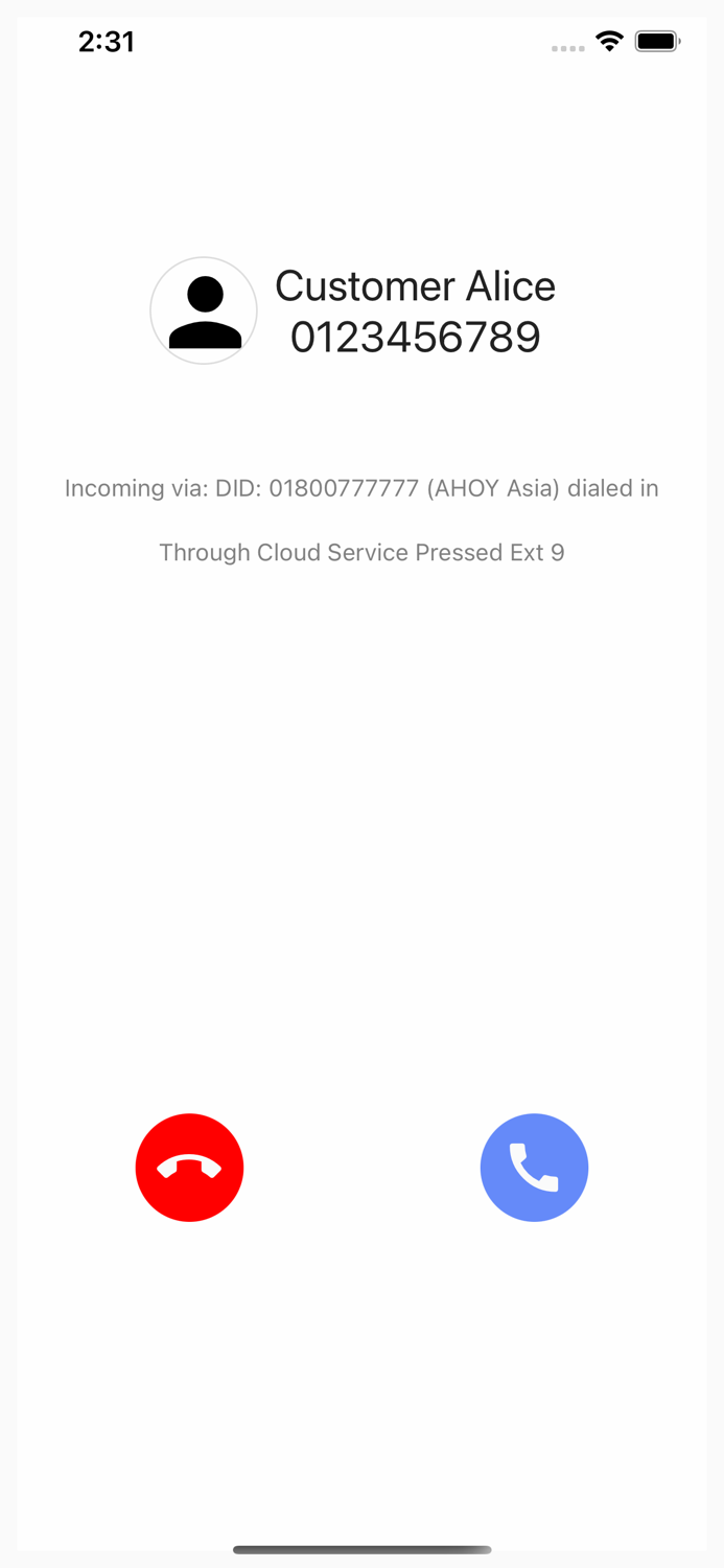 AHOY - High quality VoIP