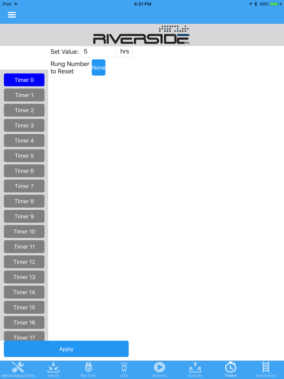 Wireless IO Controller iPad screenshot