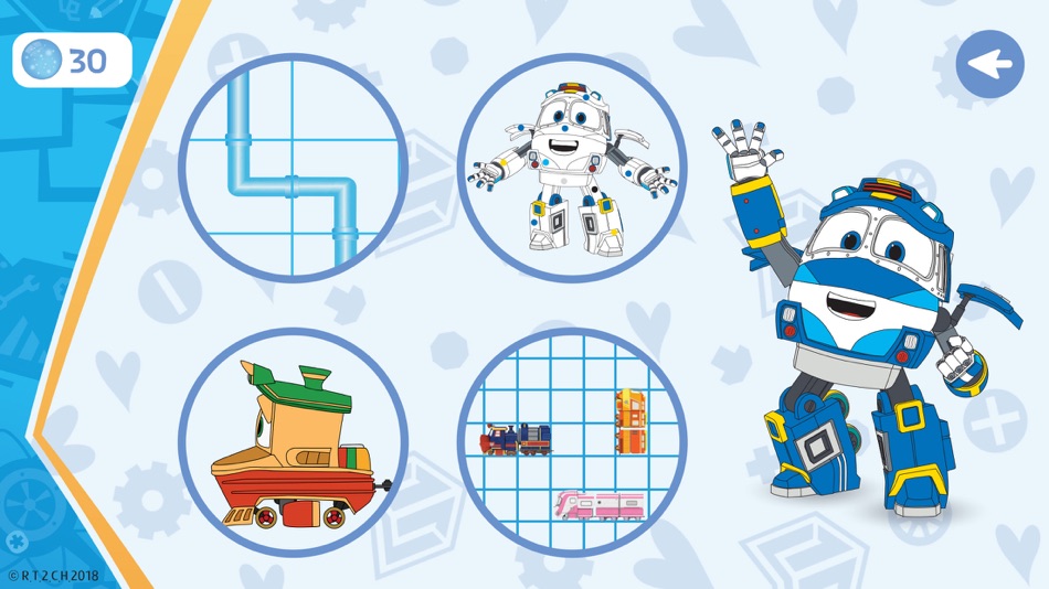 #1. Robot Trains (iOS) 由: Tap Tap Tales, SL