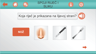 Jezično-govorna vježbalica Screenshot